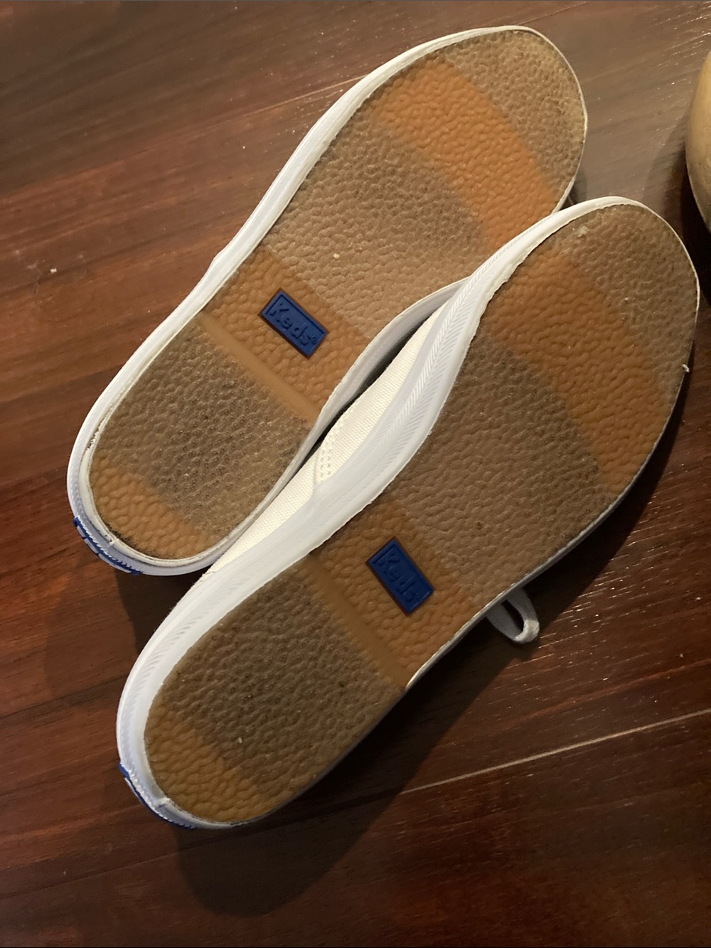 Keds White Canvas Low-Top Sneakers. Size:6 - Picture 4 of 5